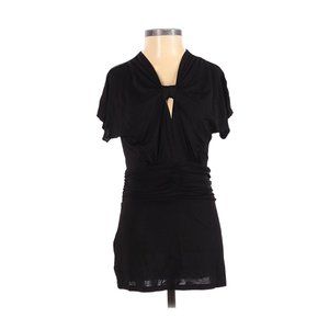 BCBG stretchy ruched blouse